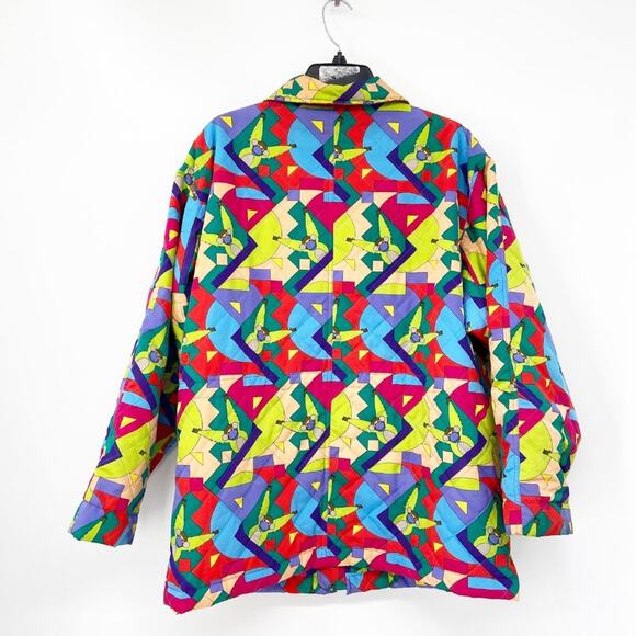 Nobuo Ikeda Vintage K Pop Monkey Geometric Jacket - Picture 7 of 8